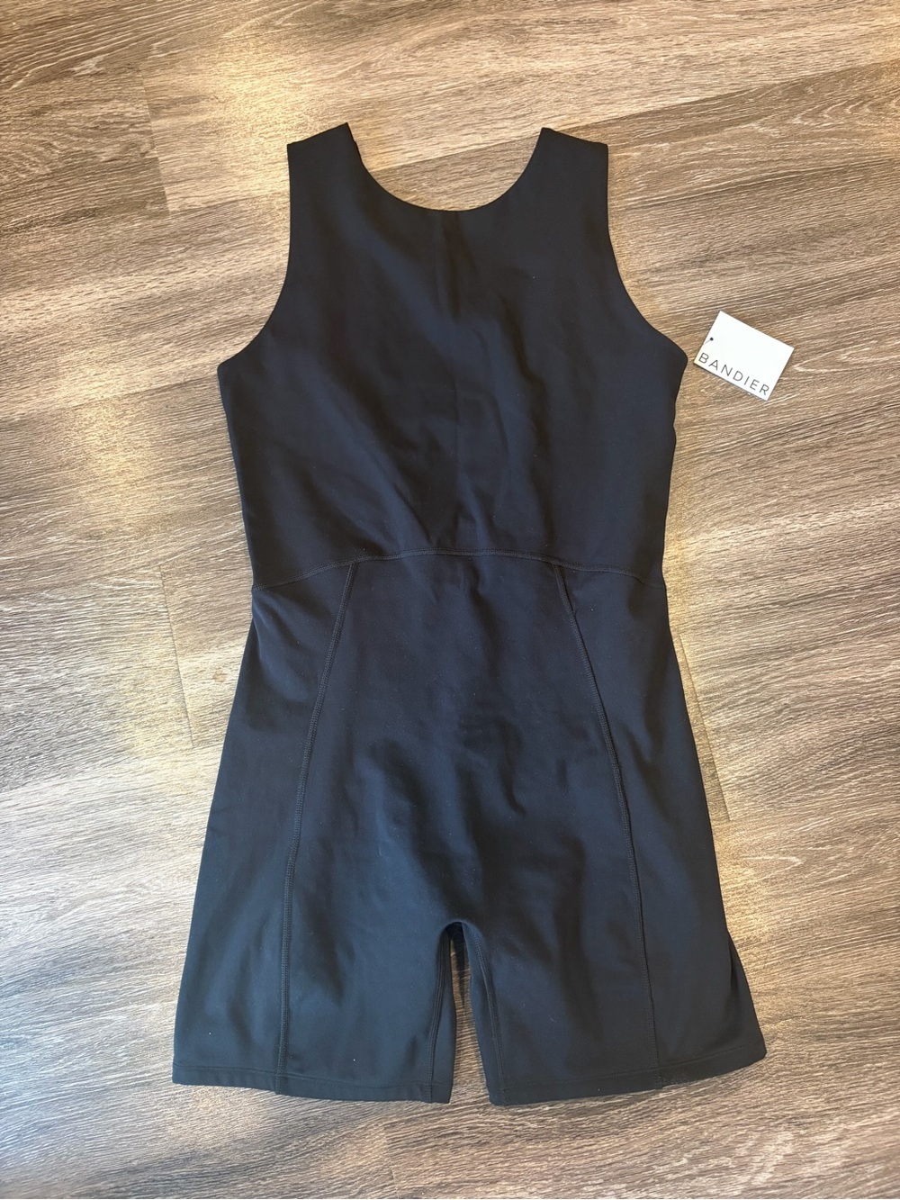 Bandier Black Sleeveless Playsuit